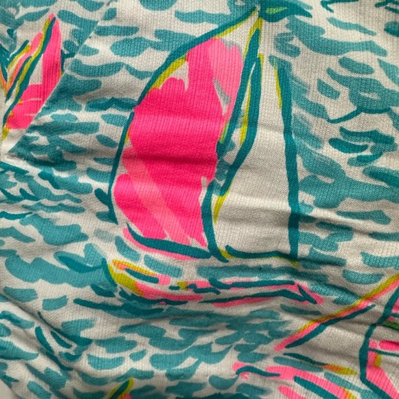 LILLY PULITZER Adie Short You Gotta Regatta Resort Beach Summer Sail Boat 0 - Picture 3 of 6